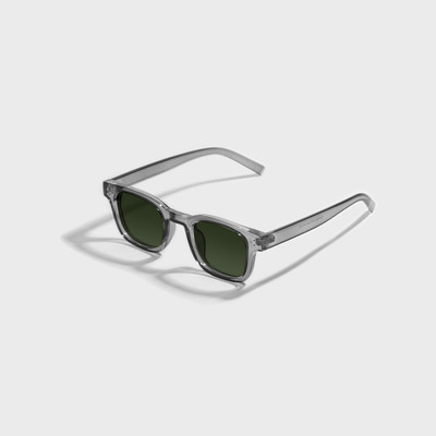 SAM AND MARSHALL Retro Square Sunglasses(For Men & Women, Green)
