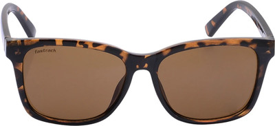 Fastrack Rectangular Sunglasses(For Women, Brown)