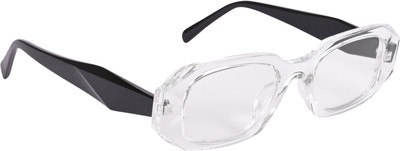 NuVew Rectangular Sunglasses(For Men & Women, Clear)