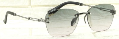 I-GOG Rectangular Sunglasses(For Men & Women, Black)