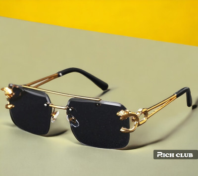 Sunveil Rectangular Sunglasses(For Men, Grey)