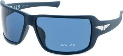 Police Rectangular Sunglasses(For Men, Blue)