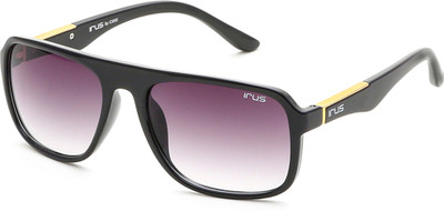 IRUS Rectangular Sunglasses(For Men, Purple)