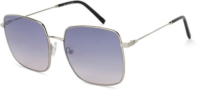 john jacobs Retro Square Sunglasses(For Men & Women, Blue)