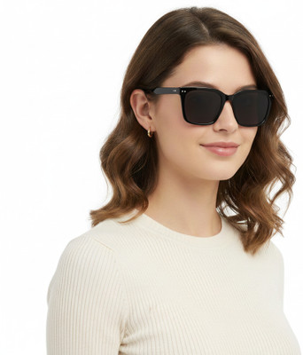 Park Line Wayfarer Sunglasses(For Men & Women, Black)