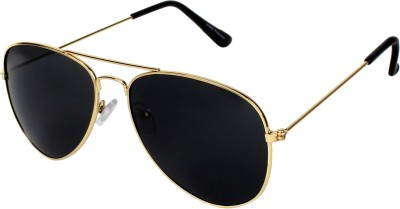 Shade House Aviator Sunglasses(For Men, Black)