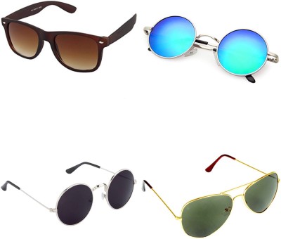 Shade House Wayfarer Sunglasses(For Men, Brown, Green, Black, Blue)