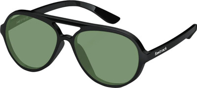 Fastrack Aviator Sunglasses(For Men & Women, Green)