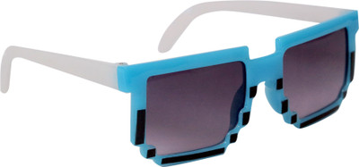 AMOUR Rectangular Sunglasses(For Boys & Girls, Grey)