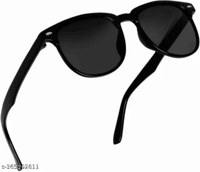 Netwiz Wayfarer Sunglasses(For Men, Black)