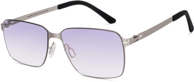 VINCENT CHASE Rectangular Sunglasses(For Men & Women, Blue)