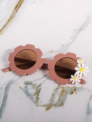 Dukiekooky Round Sunglasses(For Boys & Girls, Pink)