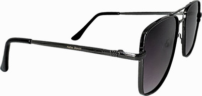 Matteo Bianchi Over-sized Sunglasses(For Men, Black)