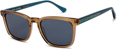 john jacobs Rectangular Sunglasses(For Men & Women, Grey)