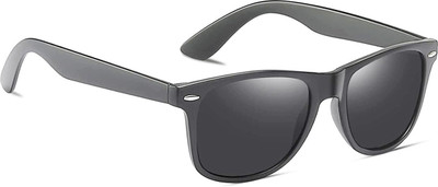 Redleaf Rectangular Sunglasses(For Men, Black)