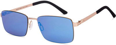 VINCENT CHASE Rectangular Sunglasses(For Men & Women, Blue)