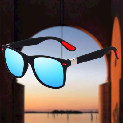 peter india Wayfarer Sunglasses(For Men, Blue)