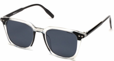 MESPEE Rectangular Sunglasses(For Men & Women, Black)