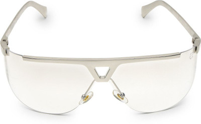 Hashtag eyewear Rectangular Sunglasses(For Men & Women, Clear)