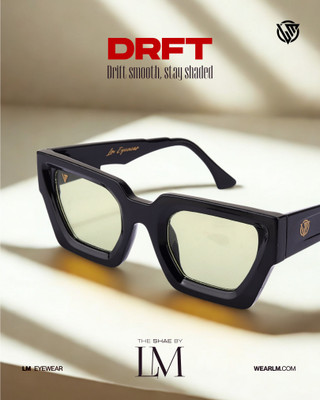 LM Eyewear Over-sized Sunglasses(For Men & Women, Green)