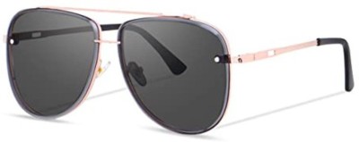 CREATURE Aviator Sunglasses(For Men & Women, Black)