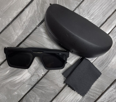 Shree ArtnCraft Retro Square, Rectangular Sunglasses(For Men & Women, Black)