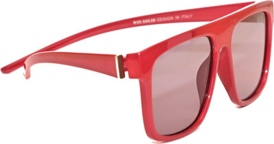 ASD Eyewear Rectangular Sunglasses(For Men & Women, Grey)