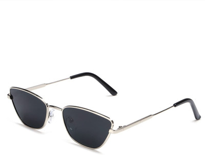 ALFATOORE Cat-eye Sunglasses(For Women, Black)