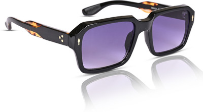 IDOR Rectangular Sunglasses(For Men & Women, Blue)