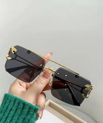 Cluemen Clubmaster, Wayfarer, Spectacle , Rectangular, Sports Sunglasses(For Men & Women, Black)