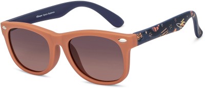 Hooper Wayfarer Sunglasses(For Boys & Girls, Brown)