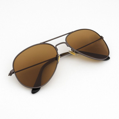 AURELIN Aviator Sunglasses(For Men & Women, Brown)