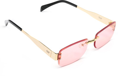 Eyeric Rectangular Sunglasses(For Women, Pink)