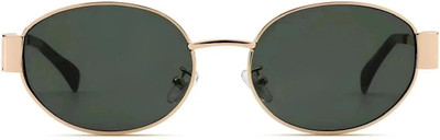 A LUINS Oval Sunglasses(For Women, Black)