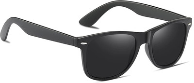 Redleaf Rectangular Sunglasses(For Men, Black)