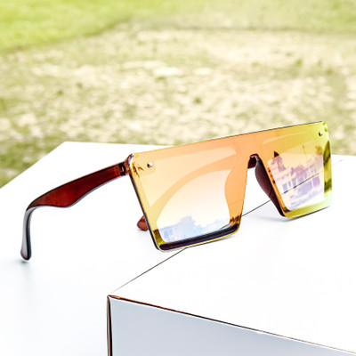 jiebo Rectangular Sunglasses(For Men, Yellow)