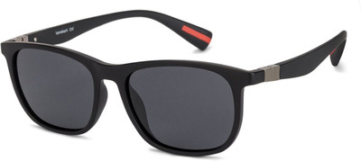 VINCENT CHASE by Lenskart Wayfarer Sunglasses(For Men & Women, Grey)