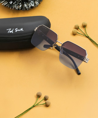 Ted Smith Retro Square Sunglasses(For Men & Women, Green)