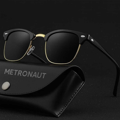 METRONAUT UV Protection Sunglass(For Men & Women, Black)