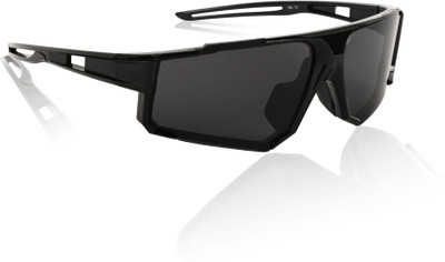 Park Line Rectangular Sunglasses(For Men & Women, Black)