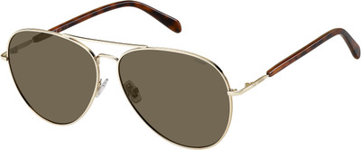 FOSSIL Polarized Aviator Sunglasses (61) (For Men, Brown) For Rs. 3249 @ 70% off