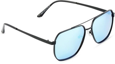 VAST Rectangular Sunglasses(For Men, Grey)