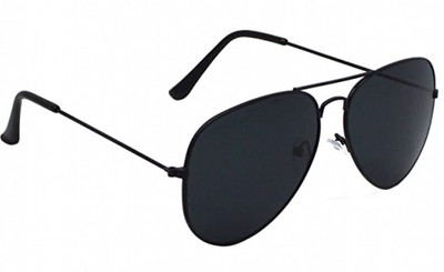 AVIGHNA Aviator Sunglasses(For Men & Women, Black) AVIGHNA Aviator Sunglasses(For Men & Women, Black)