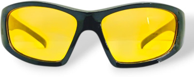 iplayer Retro Square Sunglasses(For Men, Yellow)