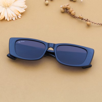 Ted Smith Rectangular Sunglasses(For Women, Grey)