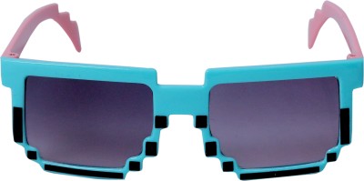 AMOUR Rectangular Sunglasses(For Boys & Girls, Grey)