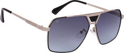 AISLIN Wayfarer, Retro Square Sunglasses(For Men, Grey)