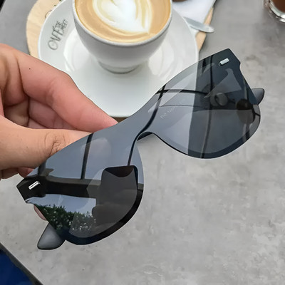 Dcmr Sports, Retro Square, Over-sized Sunglasses(For Men & Women, Black)