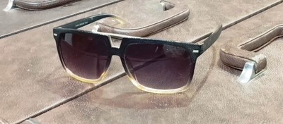 Cop Retro Square Sunglasses(For Boys & Girls, Multicolor)