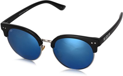 ROZIOR Clubmaster Sunglasses(For Men & Women, Blue)